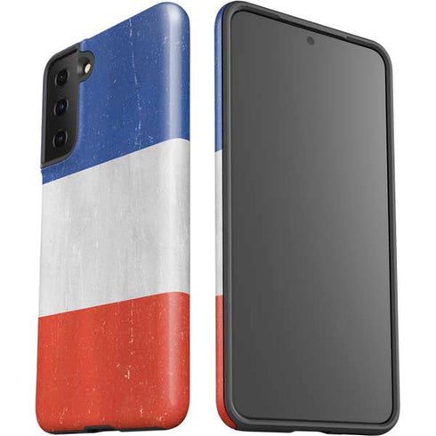 French Flag Distressed Galaxy S21 Plus 5G Pro Case